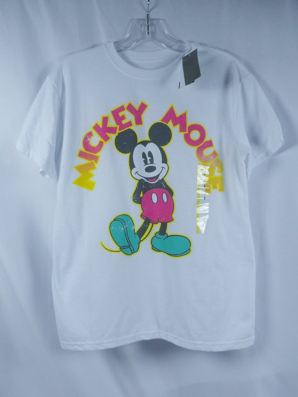 Disney Mickey Mouse Graphic T-Shirt White NWT Retro Style Various Sizes - Picture 4 of 9